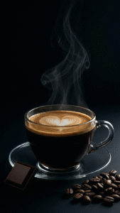 black coffee heart health